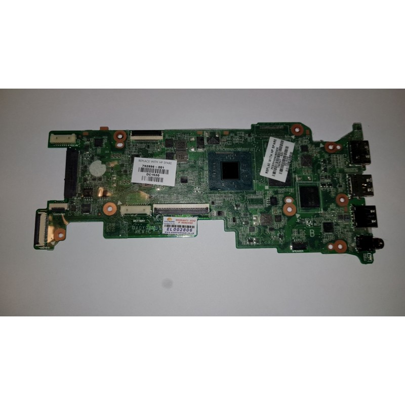 HP Stream Notebook 11-D 792897-501 main board DA0Y0AMB6C0 EL2806 S10